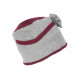 Beret Bonnet Femme Bordeaux et Gris Chapeau Polaire Hiver Monia CHAPEAUX Léon montane