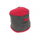 Beret Bonnet Femme Rouge et Anthracite Chapeau Polaire Hiver Monia CHAPEAUX Léon montane