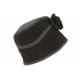 Beret Bonnet Femme Noir et Gris Chapeau Polaire Hiver Monia CHAPEAUX Léon montane