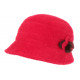 Chapeau Femme Rouge Laine Hiver Classe Chaud Beret Cloche Chacy CHAPEAUX Léon montane