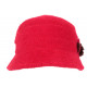 Chapeau Femme Rouge Laine Hiver Classe Chaud Beret Cloche Chacy CHAPEAUX Léon montane