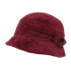 Chapeau Femme Bordeaux Laine Mode Hiver Chaud Beret Cloche Chacy CHAPEAUX Léon montane