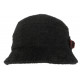 Chapeau Femme Noir en Laine Mode Hiver Chaud Beret Cloche Chacy CHAPEAUX Léon montane