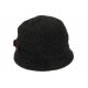 Chapeau Femme Noir en Laine Mode Hiver Chaud Beret Cloche Chacy CHAPEAUX Léon montane