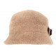 Chapeau Femme Beige en Laine Mode Hiver Chaud Beret Cloche Chacy CHAPEAUX Léon montane