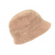 Chapeau Femme Beige en Laine Mode Hiver Chaud Beret Cloche Chacy CHAPEAUX Léon montane