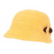 Chapeau Femme Jaune en Laine Mode Hiver Chaud Beret Cloche Chacy CHAPEAUX Léon montane