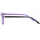 Lunettes Loupe Violettes et Noires Rondes Classes Abey ANCIENNES COLLECTIONS divers