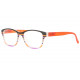 Lunettes de Lecture Oranges et Noires Rectangles Fashion Fyzza Lunettes Loupes New Time