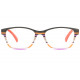 Lunettes de Lecture Oranges et Noires Rectangles Fashion Fyzza Lunettes Loupes New Time