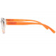 Lunettes de Lecture Oranges et Noires Rectangles Fashion Fyzza Lunettes Loupes New Time