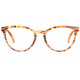 Lunettes de Lecture Oranges Femme Ecailles Papillon Classe Cety Lunettes Loupes New Time