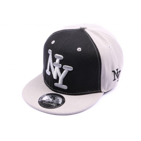 Casquette Snapback Ny Noire et Grise enfant à partir de 8 ans ANCIENNES COLLECTIONS divers