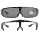 Surlunettes de soleil Repliables polarisantes Noir Confort Vysha LUNETTES SOLEIL SOLEYL