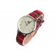 Montre Femme Rouge Originale Bracelet Carreaux Ecossais Scostya Montre Michael John