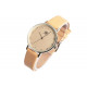 Montre Femme Strass Beige Boitier Argent Fantaisie Laly Montre Michael John