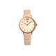 Montre femme Beige et Dorée Cuir Tendance Lisa Montre Michael John