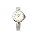 Montre Femme Argent Bracelet Cuir et Strass Originale Lily Montre Michael John