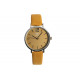 Montre Femme Jaune et Argent Cuir Tendance Lisa Montre Michael John