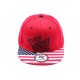 Casquette Snapback NY Rouge avec drapeau Us enfant à partir de 8 ans ANCIENNES COLLECTIONS divers