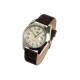 Montre Bracelet Cuir Marron Classe Dateur Etanche Mactur Montre Michael John