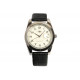 Montre Bracelet Cuir Noir Classe Dateur Etanche Mactur Montre Michael John