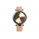 Jolie Montre Bracelet Cuir Marron et Argent Design Tendance Gaika Montre Michael John