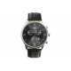 Montre Chronographe Cuir Noir Dateur Classe Myonos Montre Michael John