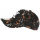 Casquette NY Orange Noire et Blanche Look Tags Streetwear Baseball Paynter CASQUETTES Hip Hop Honour