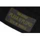 Bonnet Plata O Plomo Vert et Noir Streetwear Colombia Patch Reflechissant BONNETS Hip Hop Honour