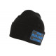 Bonnet Plata O Plomo Bleu et Noir Streetwear Colombia Patch Reflechissant BONNETS Hip Hop Honour