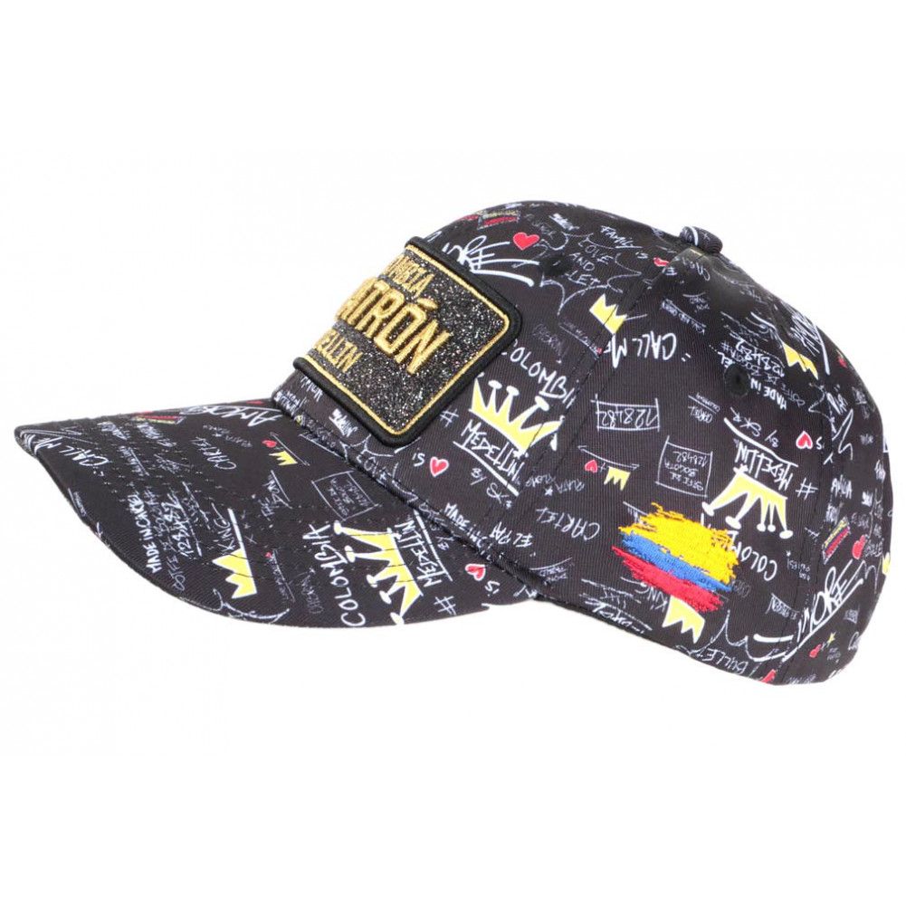 Casquette coton noireimprimé enfant - Decathlon Tunisie