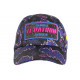 Casquette El Patron Violette et Rose Strass Streetwear Medellin Baseball CASQUETTES SKR