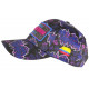 Casquette El Patron Violette et Rose Strass Streetwear Medellin Baseball CASQUETTES SKR