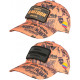 Casquette El Patron Plata o Plomo Orange Double Ecusson Strass Streetwear CASQUETTES SKR