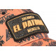 Casquette El Patron Plata o Plomo Orange Double Ecusson Strass Streetwear CASQUETTES SKR