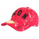 Casquette ICON Rouge et Noire Streetwear Design Baseball Fyck CASQUETTES Hip Hop Honour