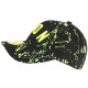 Casquette ICON Jaune Fluo et Noire Streetwear Design Baseball Fyck CASQUETTES Hip Hop Honour