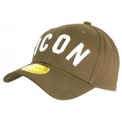 Casquette ICON Verte et Blanche Design Streetwear Baseball Fyck CASQUETTES Hip Hop Honour