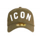 Casquette ICON Verte et Blanche Design Streetwear Baseball Fyck CASQUETTES Hip Hop Honour