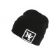 Bonnet New York Noir et Blanc en Laine Fashion et Chaude Newok BONNETS Hip Hop Honour