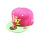 Casquette Snapback NY rose et verte enfant à partir de 8 ans ANCIENNES COLLECTIONS divers