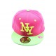 Casquette Snapback NY rose et verte enfant à partir de 8 ans ANCIENNES COLLECTIONS divers