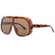 Tres Grosses Lunettes de Soleil Marron Ecailles Lookees Fashion Yata LUNETTES SOLEIL Eye Wear