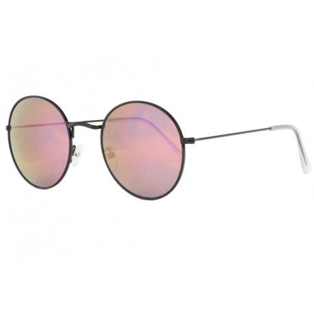 Lunettes Soleil Miroir Violet Rondes Fashion Homme Femme Slom LUNETTES SOLEIL Eye Wear