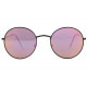 Lunettes Soleil Miroir Violet Rondes Fashion Homme Femme Slom LUNETTES SOLEIL Eye Wear