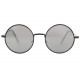 Lunettes Soleil Miroir Argent Rondes Noires Fashion Homme Femme Slom LUNETTES SOLEIL Eye Wear