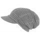 Bonnet Casquette Rasta Gris Fashion en Laine Kifty Nyls Création BONNETS Nyls Création