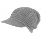 Bonnet Casquette Rasta Gris Fashion en Laine Kifty Nyls Création BONNETS Nyls Création