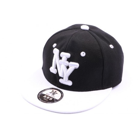 Casquette Snapback NY Noir et blanche enfant à partir de 8 ans ANCIENNES COLLECTIONS divers